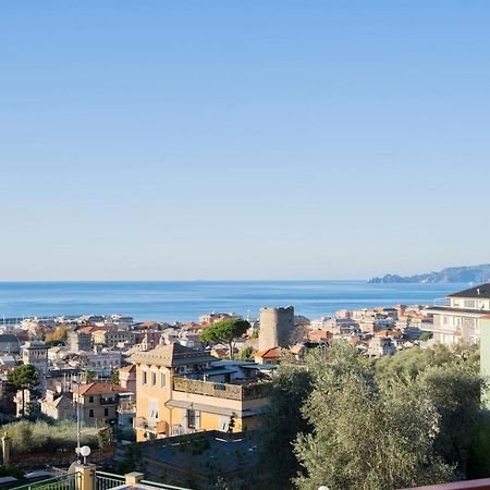 דירות 093 - Casa Panorama, Vista Mare E Vista Portofino, 500 Metri Centro Di Chiavari, Posto Auto Gratis Incluso מראה חיצוני תמונה