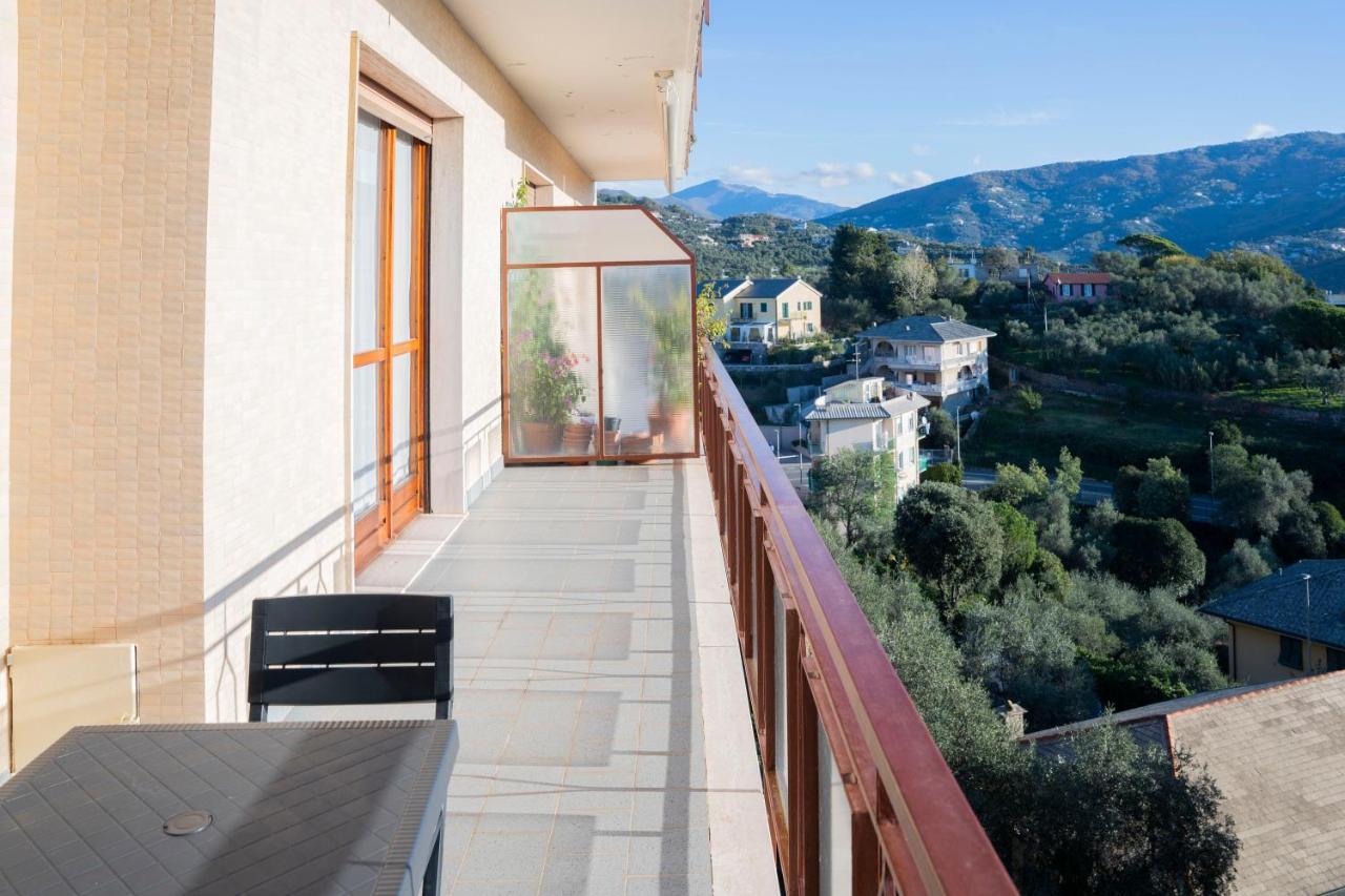 דירות 093 - Casa Panorama, Vista Mare E Vista Portofino, 500 Metri Centro Di Chiavari, Posto Auto Gratis Incluso מראה חיצוני תמונה
