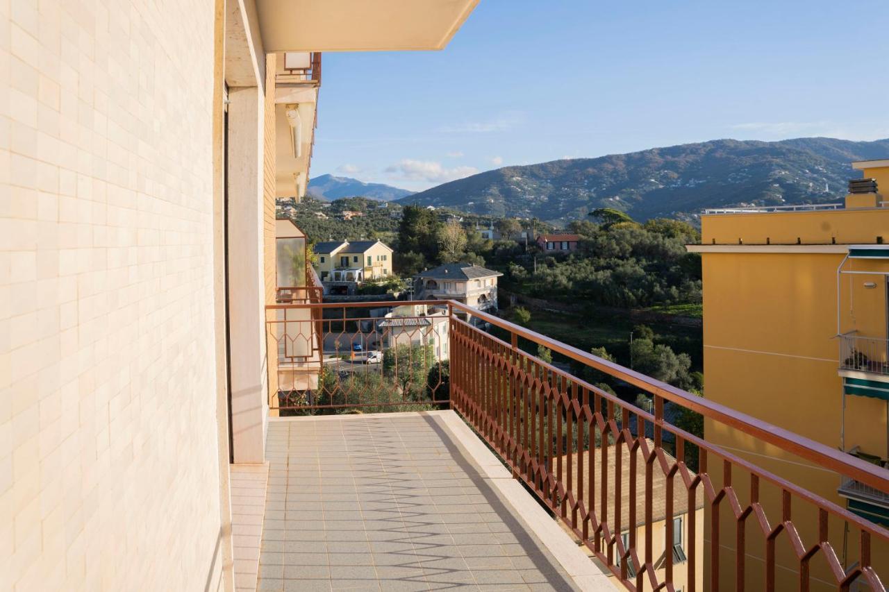 דירות 093 - Casa Panorama, Vista Mare E Vista Portofino, 500 Metri Centro Di Chiavari, Posto Auto Gratis Incluso מראה חיצוני תמונה